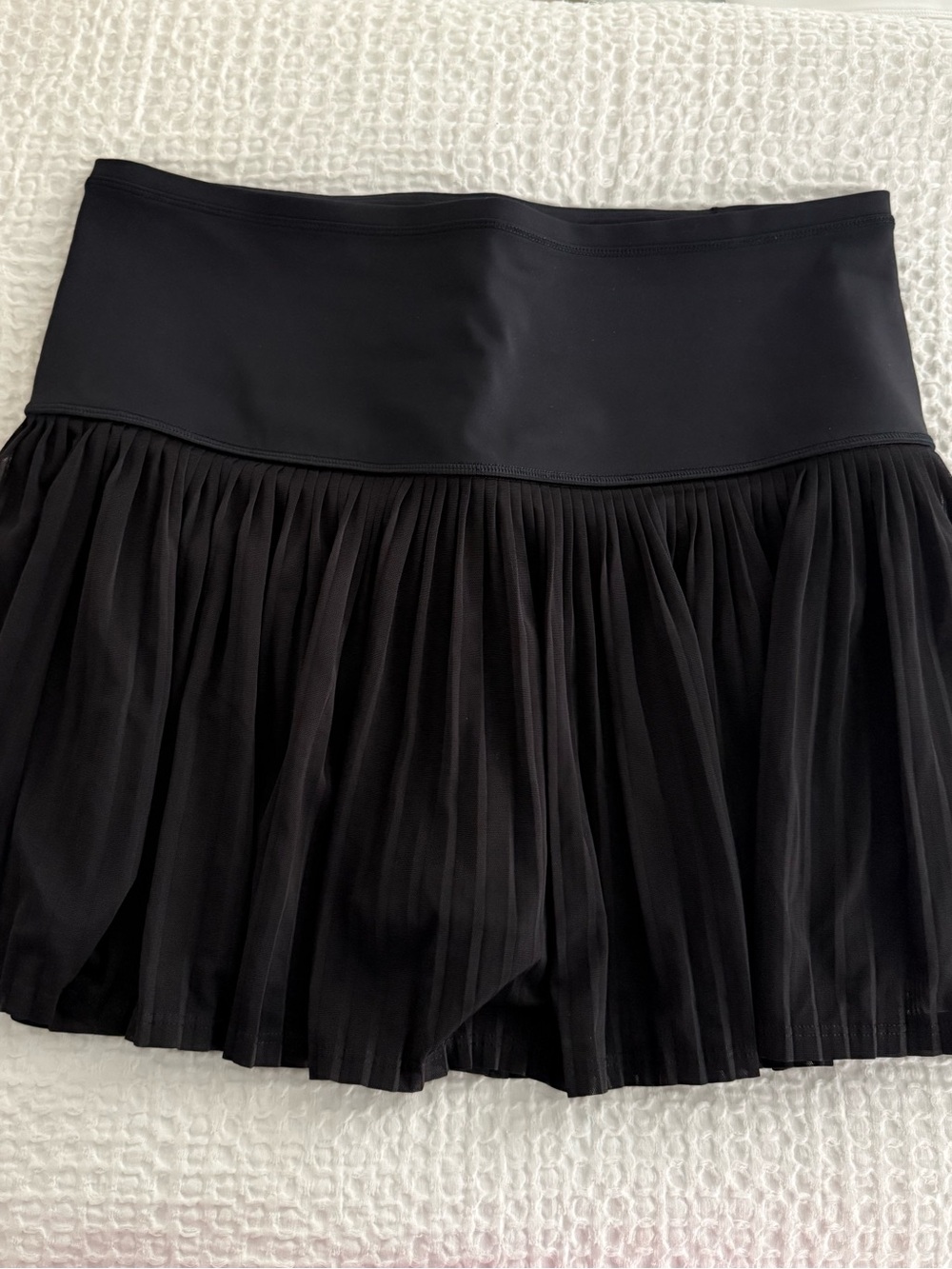 Athleta Black A-Game Mesh Skort Tennis Skirt